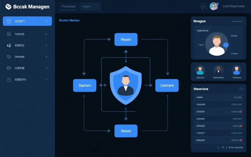 后台管理系统流程，安全、智能化界面